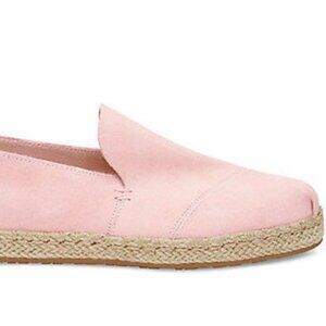 Toms Pink Suede Alpargata Espadrille 7